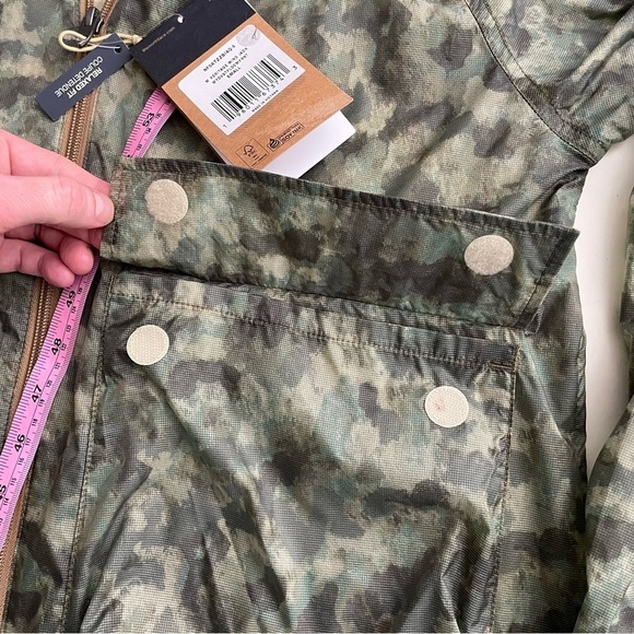 The North Face Men’s Translucent Wind Hoodie Jacket Camo Green Size Small New - Picture 4 of 14